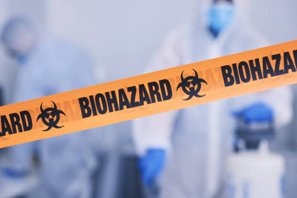 Professional Biohazard Cleanup technician working in Alvord, TX